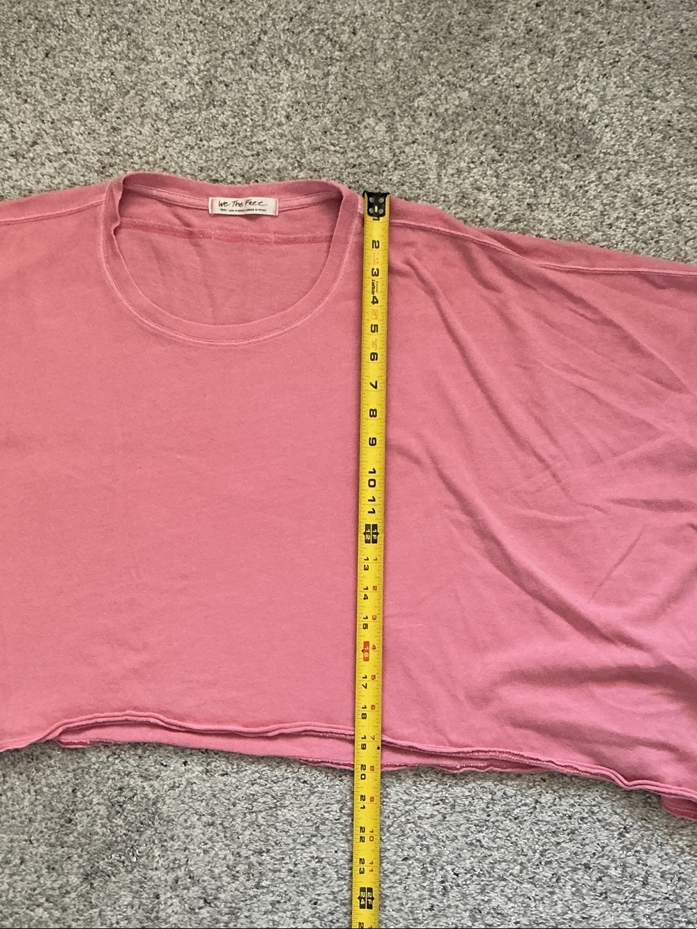 New We The Free by Free People CC Short Sleeve Tee ~ Pink - Picture 5 of 7